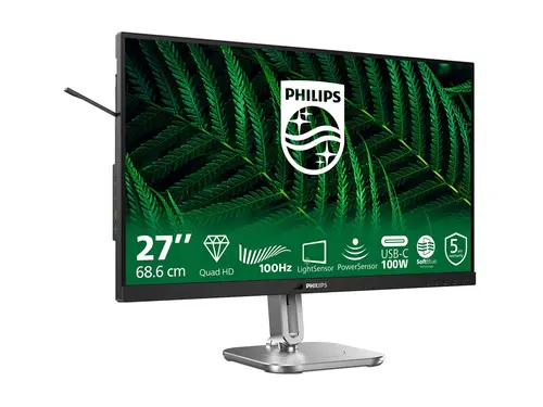 PHILIPS 27B2G5601/00 Monitor 27inch 2560x1440 100Hz 2xHDMI DP USB dark gray - image 7