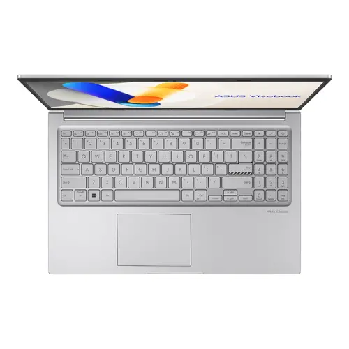 Лаптоп, Asus Vivobook X1504VA-BQ2910, Intel 5 120U 1.4 GHz (12MB Cache, up to 5.0 GHz, 10 cores, 12 Threads), 15.6" FHD,(1920x1080),16GB DDR4, SSD 1TB,Backlit Chiclet Keyboard, No OS, Cool Silver - image 6