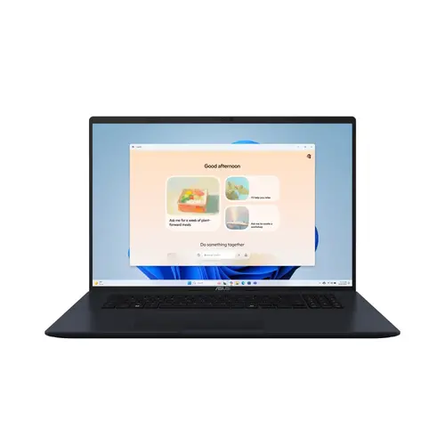 Лаптоп, Asus Vivobook M1807HA-S8025, AMD Ryzen 7 260 P 3.8GHz (24MB Cache, up to 5.1 GHz, 8 cores, 16 Threads) up to 16TOPS, 18.4"  WUXGA(WU) 1920x1200 16:10 Bend+300nits AG, IPS 144 Hz,16GB DDR5 ( on BD),1TB SSD,Backlit Keyboard , NO OS,  Quiet Blue