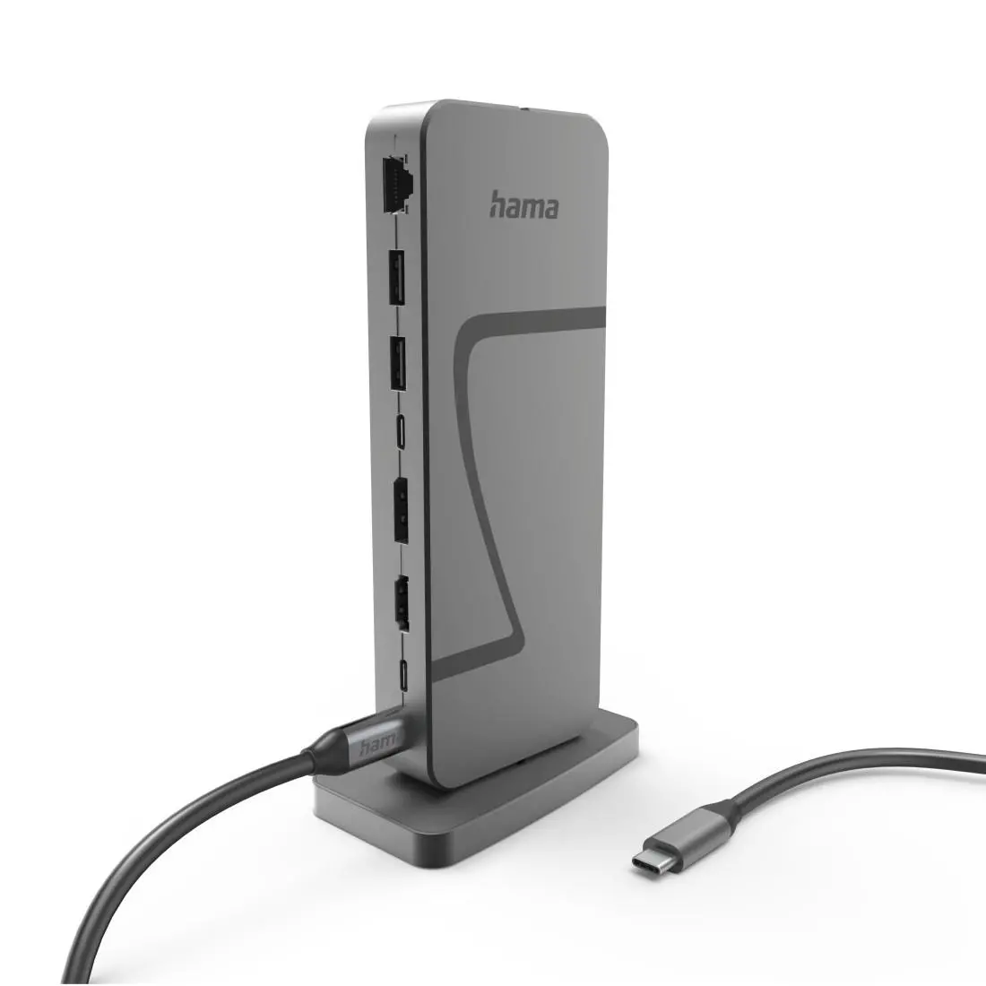 HAMA Докинг станция "Connect2Office Speed", USB4, USB-C, PD, 40 Gbit/s, 10 порта - image 5
