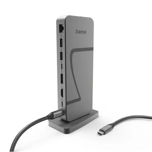 HAMA Докинг станция "Connect2Office Speed", USB4, USB-C, PD, 40 Gbit/s, 10 порта - image 5