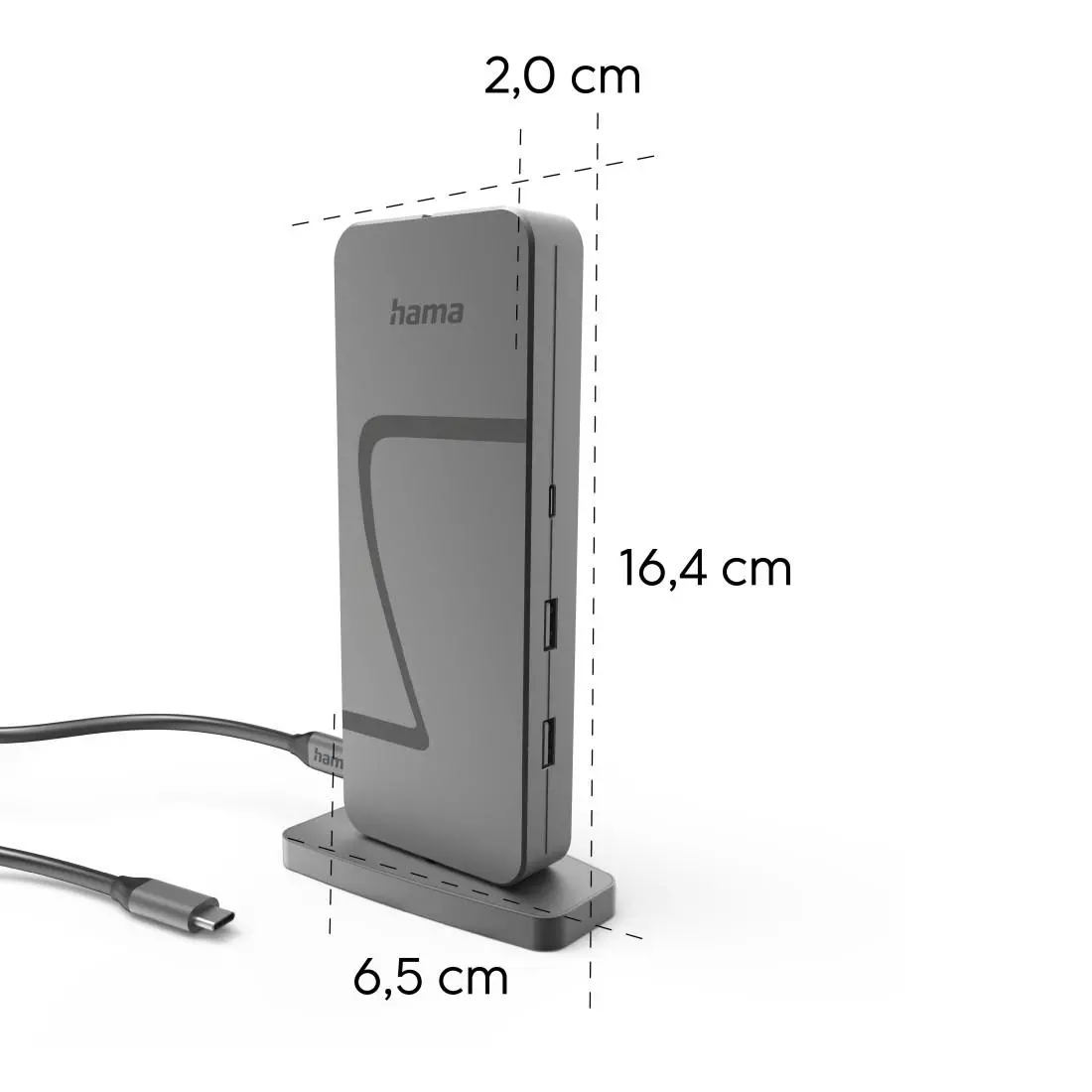 HAMA Докинг станция "Connect2Office Speed", USB4, USB-C, PD, 40 Gbit/s, 10 порта - image 9