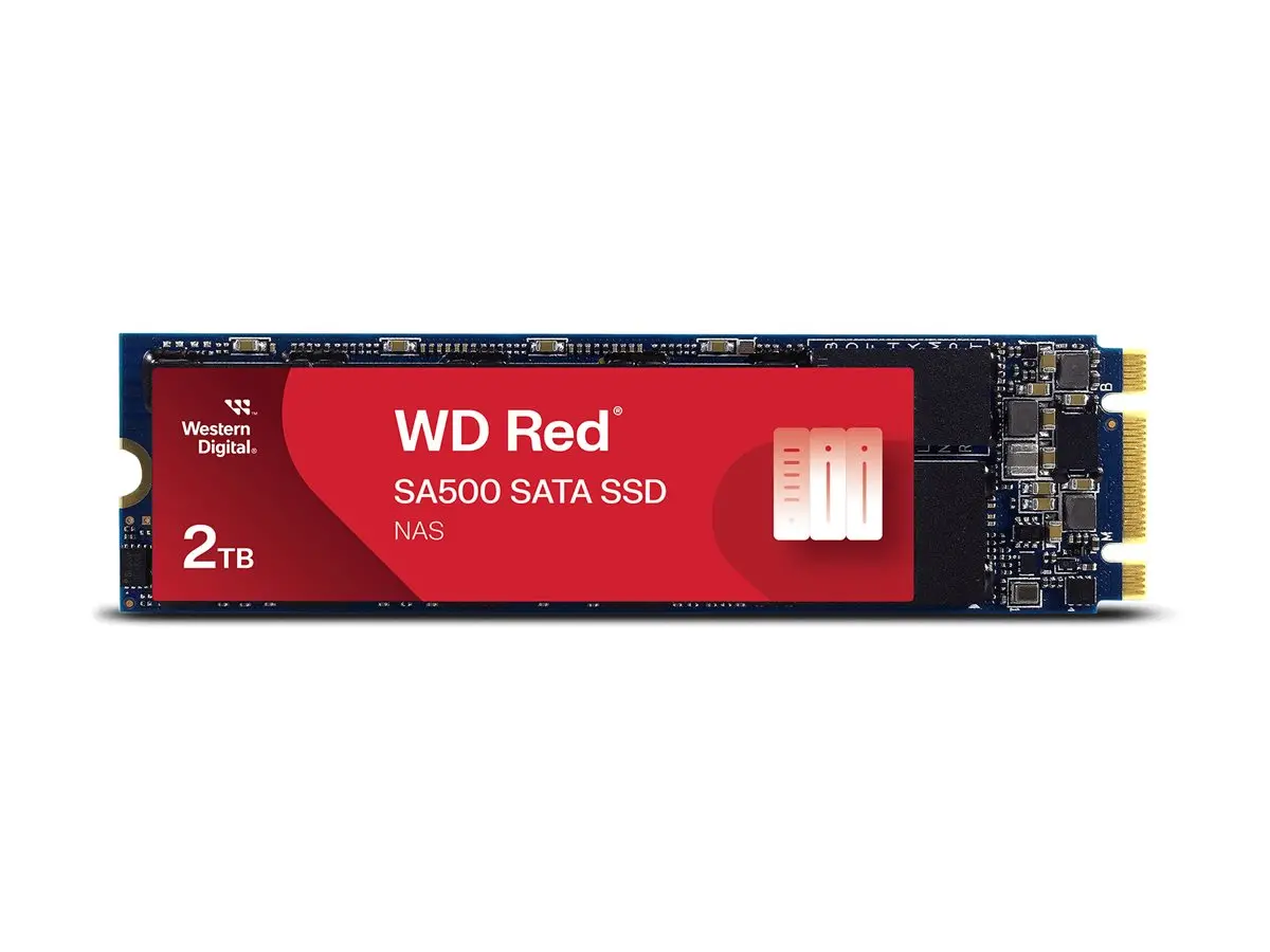 WD Red SSD SA500 NAS 2TB SATA III 6Gb/s M.2 2280 Bulk POWERED BY SANDISK