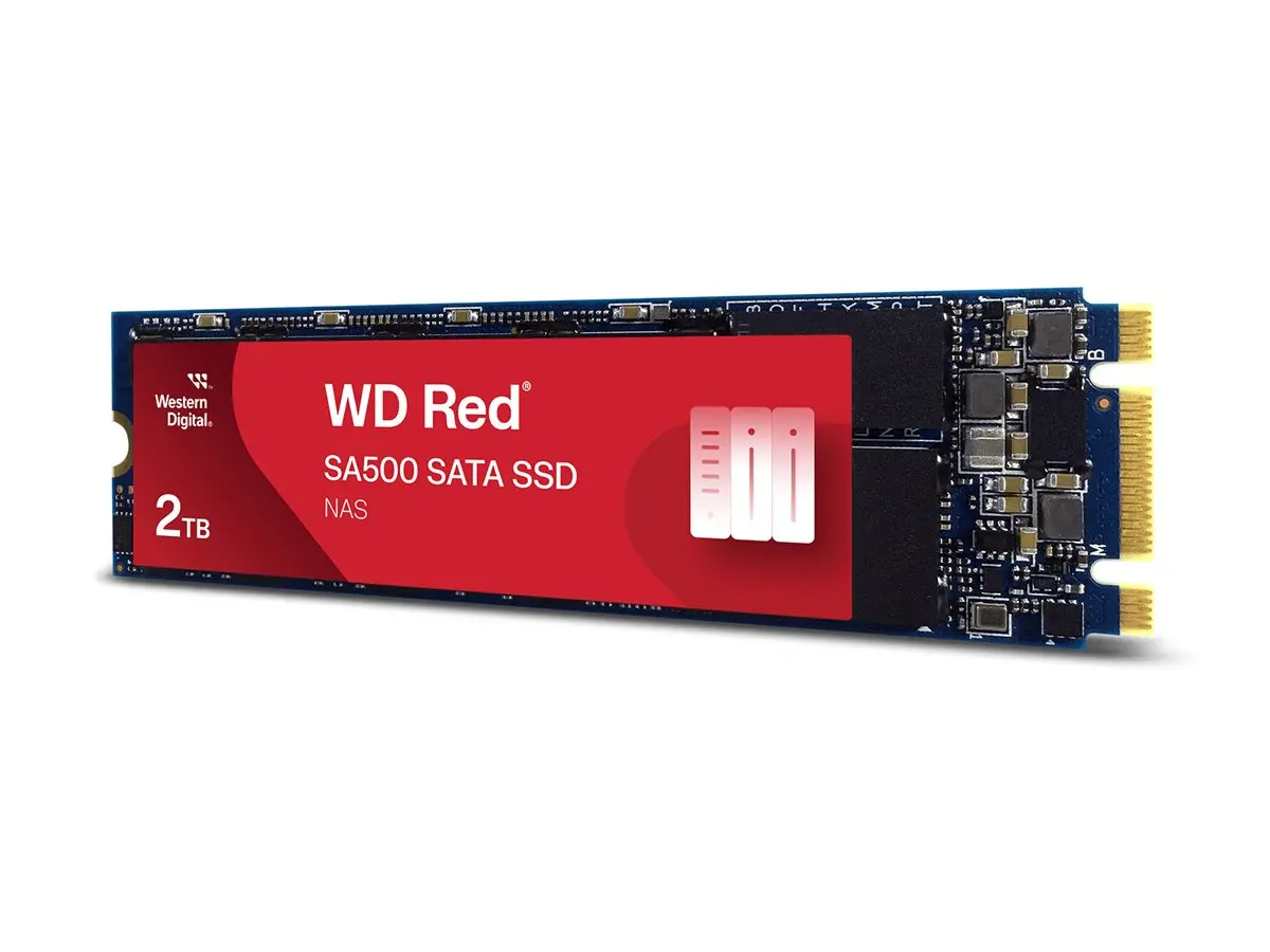 WD Red SSD SA500 NAS 2TB SATA III 6Gb/s M.2 2280 Bulk POWERED BY SANDISK - image 1
