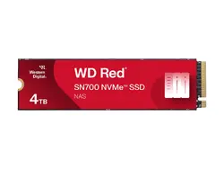 WD Red SSD SN700 NVMe 4TB M.2 2280 PCIe Gen3 8Gb/s internal drive for NAS devices POWERED BY SANDISK