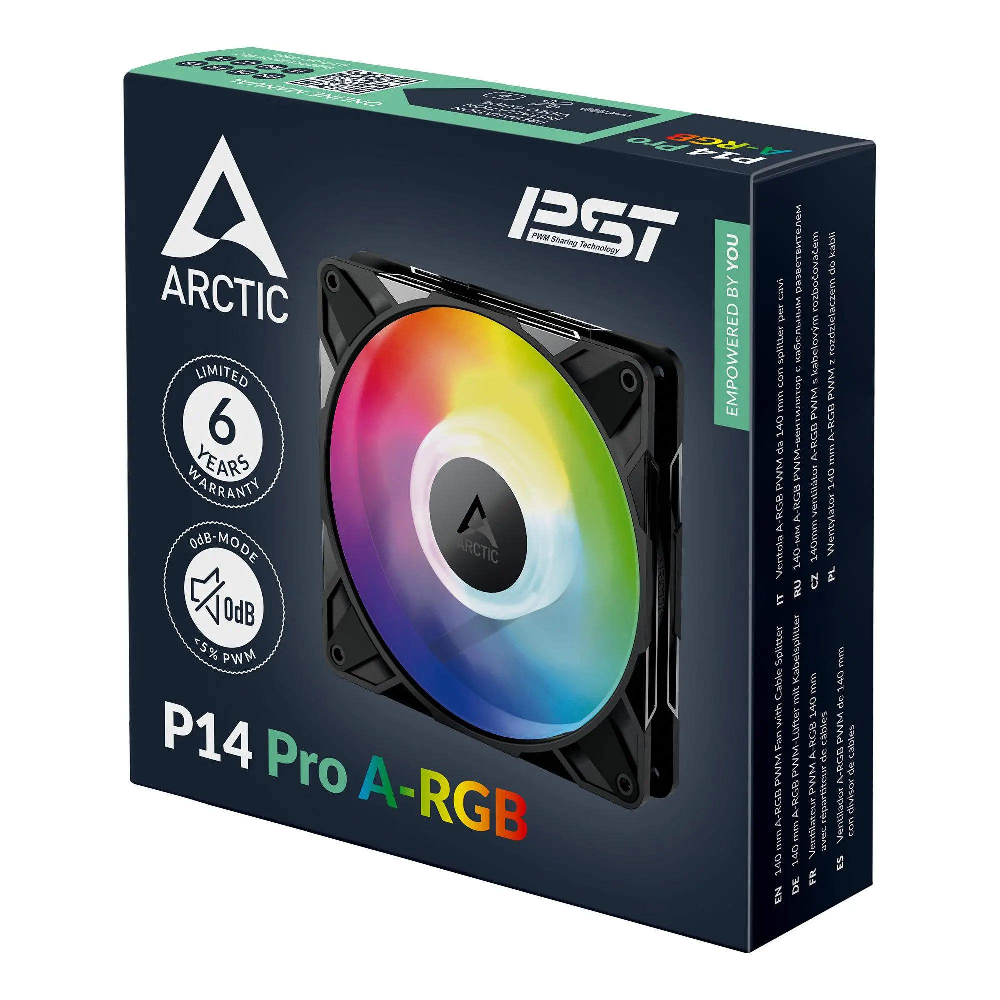 Вентилатор ARCTIC P14 Pro A-RGB - 140mm PWM - image 7
