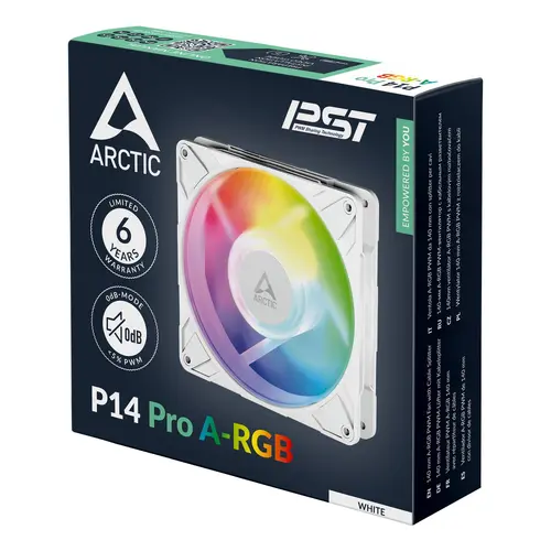 Вентилатор ARCTIC P14 Pro White A-RGB - 140mm PWM - image 7