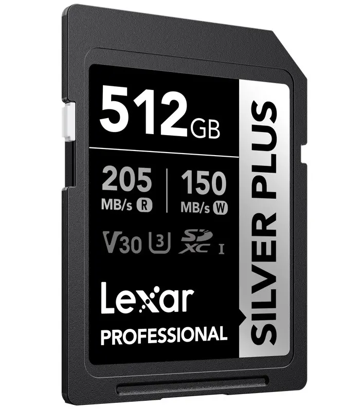 КАРТА ПАМЕТ SDXC 512GB 205/150MB/s UHS-I,C10,V30,U3 LEXAR - image 2