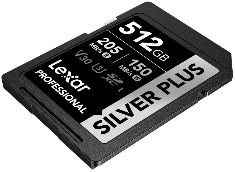 КАРТА ПАМЕТ SDXC 512GB 205/150MB/s UHS-I,C10,V30,U3 LEXAR - image 3