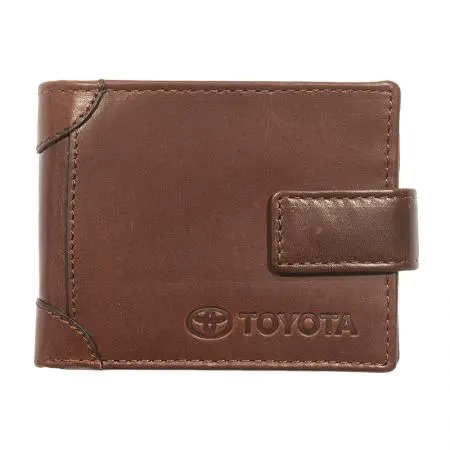 Мъжки кафяв портфейл Auto Set с лого на Toyota