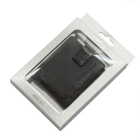 Мъжки черен портфейл Auto Set с лого на BMW - image 5