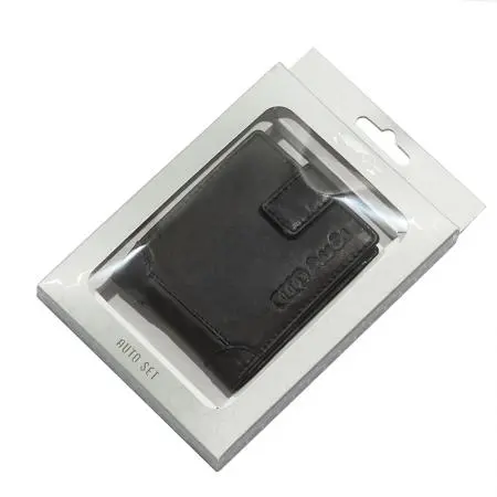 Мъжки черен портфейл Auto Set с лого на Audi - image 5