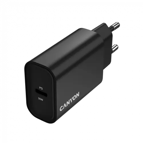 CANYON φορτιστής OnCharge 30CL Max Power 30W 1xPD EU μαύρο - 4