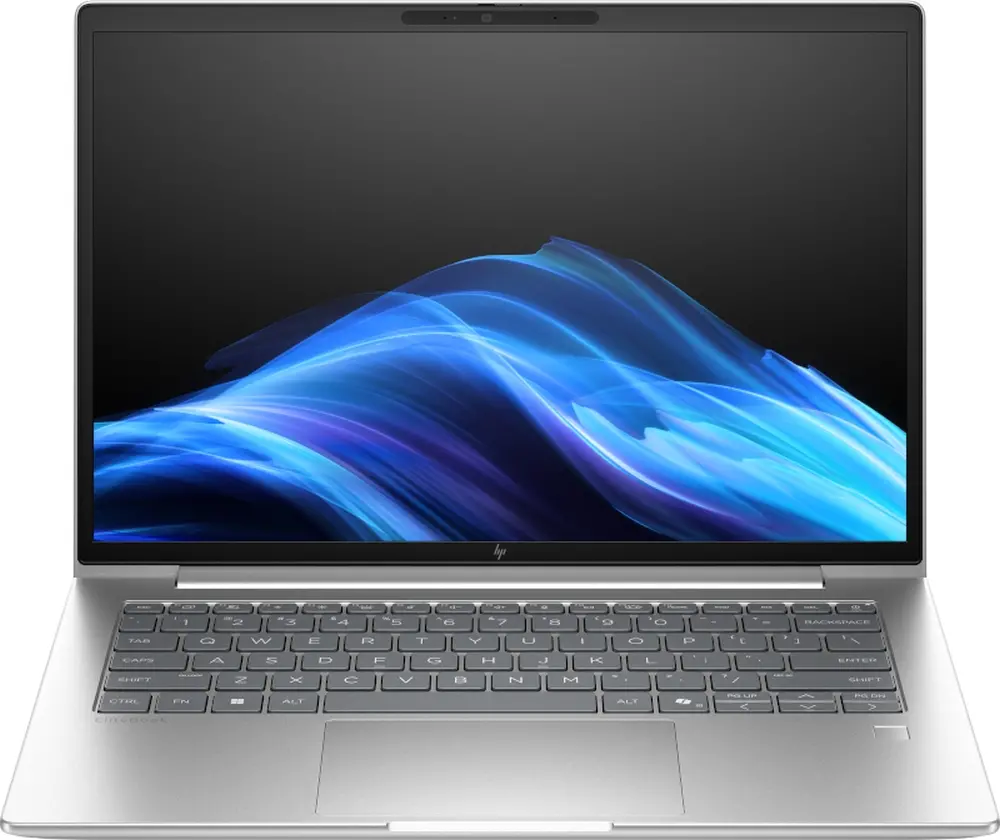 Лаптоп, HP EliteBook 6 G1i AI 14" Pike Silver, Ultra 7-255U(up to 5.2GH/12MB/12C), 14" WUXGA AG 300nits, 16GB 5600Mhz 1DIMM, 512MB PCIe SSD, WiFi 7 + BT 5.4, FPR, Smart Card Reader, Backlit Kbd, 3C Batt, Win 11 Pro, 3Y Offsite