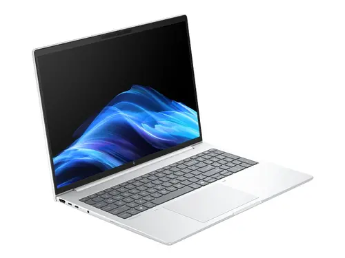 Laptop, HP EliteBook 8 G1i AI 16" Glacier Silver, Ultra 7-255U(până la 5.2GH/12MB/12C), 16" WUXGA antireflexie 300nits, 32GB 5600Mhz 1DIMM, 1TB PCIe - 2