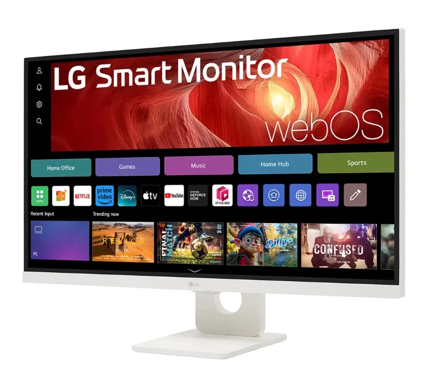 Монитор, LG 27U731SA-W, 27" IPS Smart webOS23, 5ms, 1000:1, 350cd/m, FHD 3840 x 2160, ThinQ, DCI-P3 90%, HDR 10, HDMI, USB Type-C , Bluetooth, Speacers 5W x 2, Tilt, White - image 2