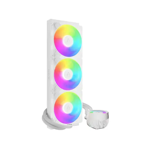 Охладител за процесор Arctic Liquid Freezer III Pro 420 A-RGB - White - image 1