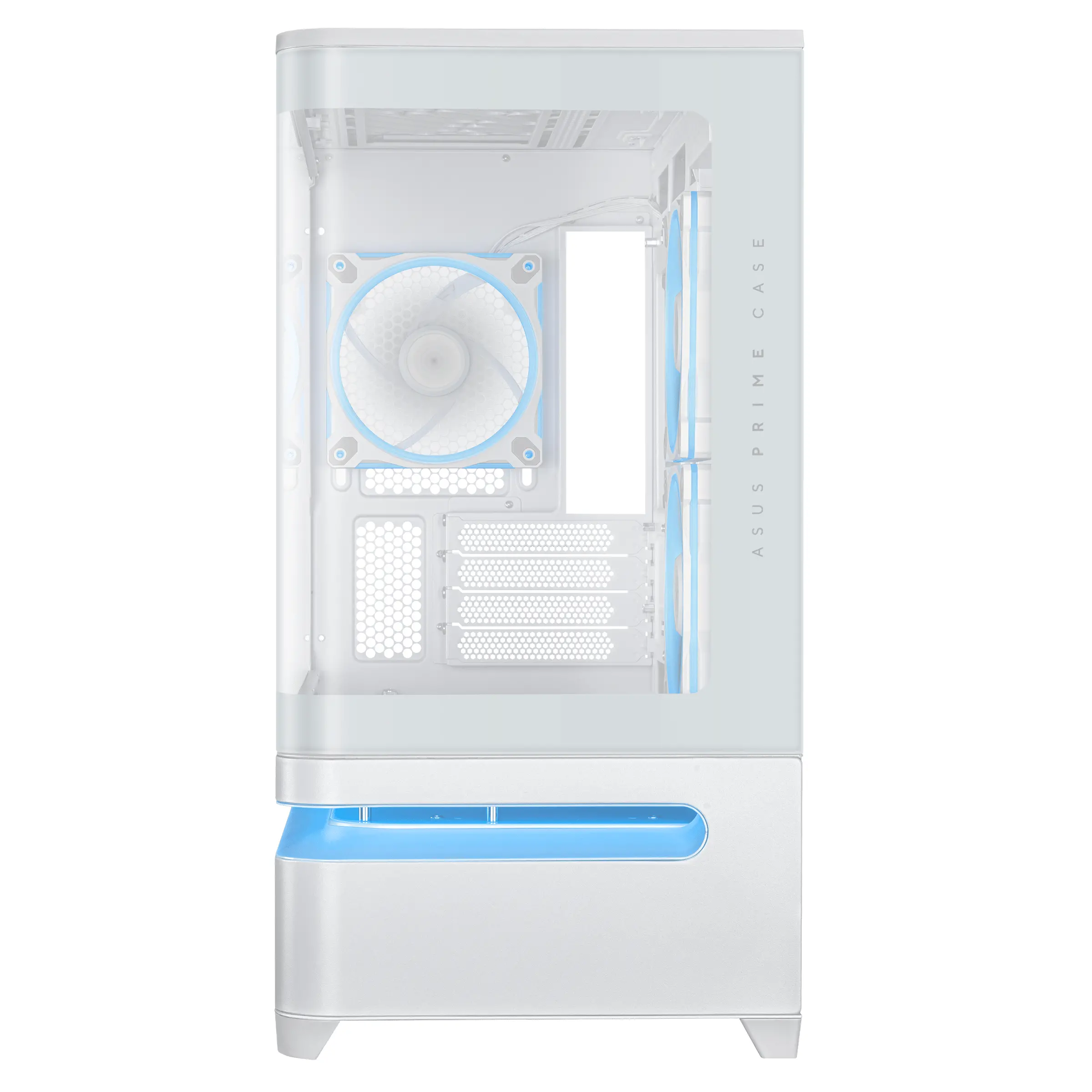 Кутия за компютър, Asus Prime AP202 TG White - image 3