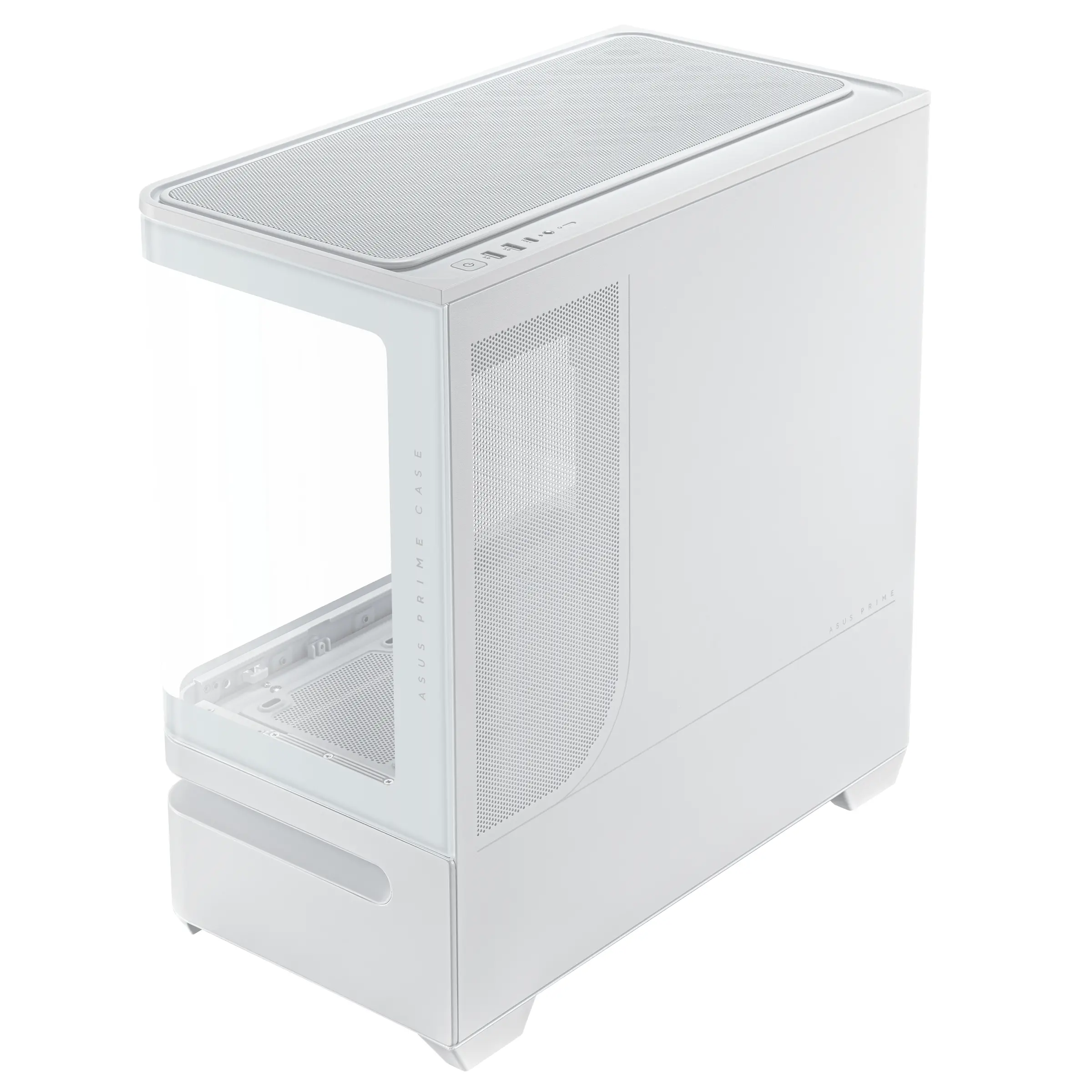 Кутия за компютър, Asus Prime AP202 TG White - image 4