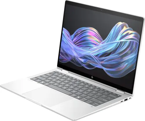Лаптоп, HP EliteBook X Flip G1i AI 14" Glacier Silver, Ultra 7-258V(up to 4.8GH/12MB/8C), 14" WUXGA AG 800nits Touch, 32GB On-board, 1TB PCIe SSD, HP R15 5G Solution WWAN, WiFi 7 + BT 5.4, FPR, Backlit Kbd, 6C Batt, Win 11 Pro, 3Y Offsite - image 1