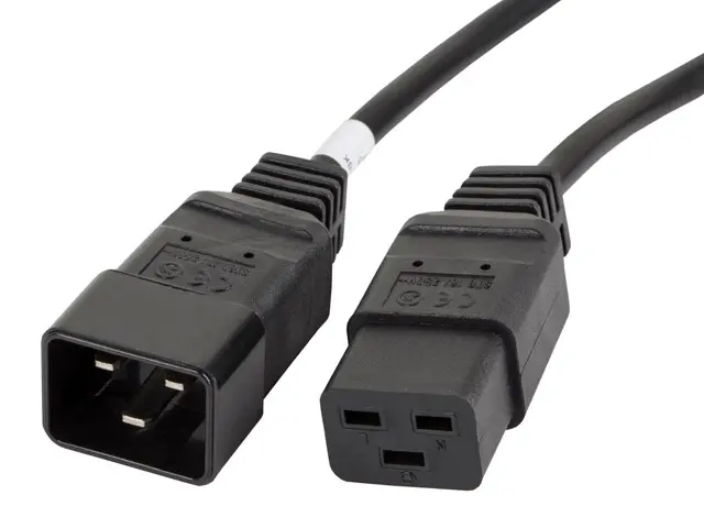 Кабел, Lanberg EXTESION CABLE IEC 320 C19 / C20 1.8m VDE, black