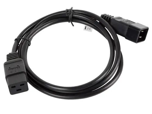 Кабел, Lanberg EXTESION CABLE IEC 320 C19 / C20 1.8m VDE, black - image 2