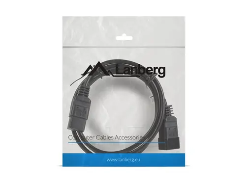 Кабел, Lanberg EXTESION CABLE IEC 320 C19 / C20 1.8m VDE, black - image 3