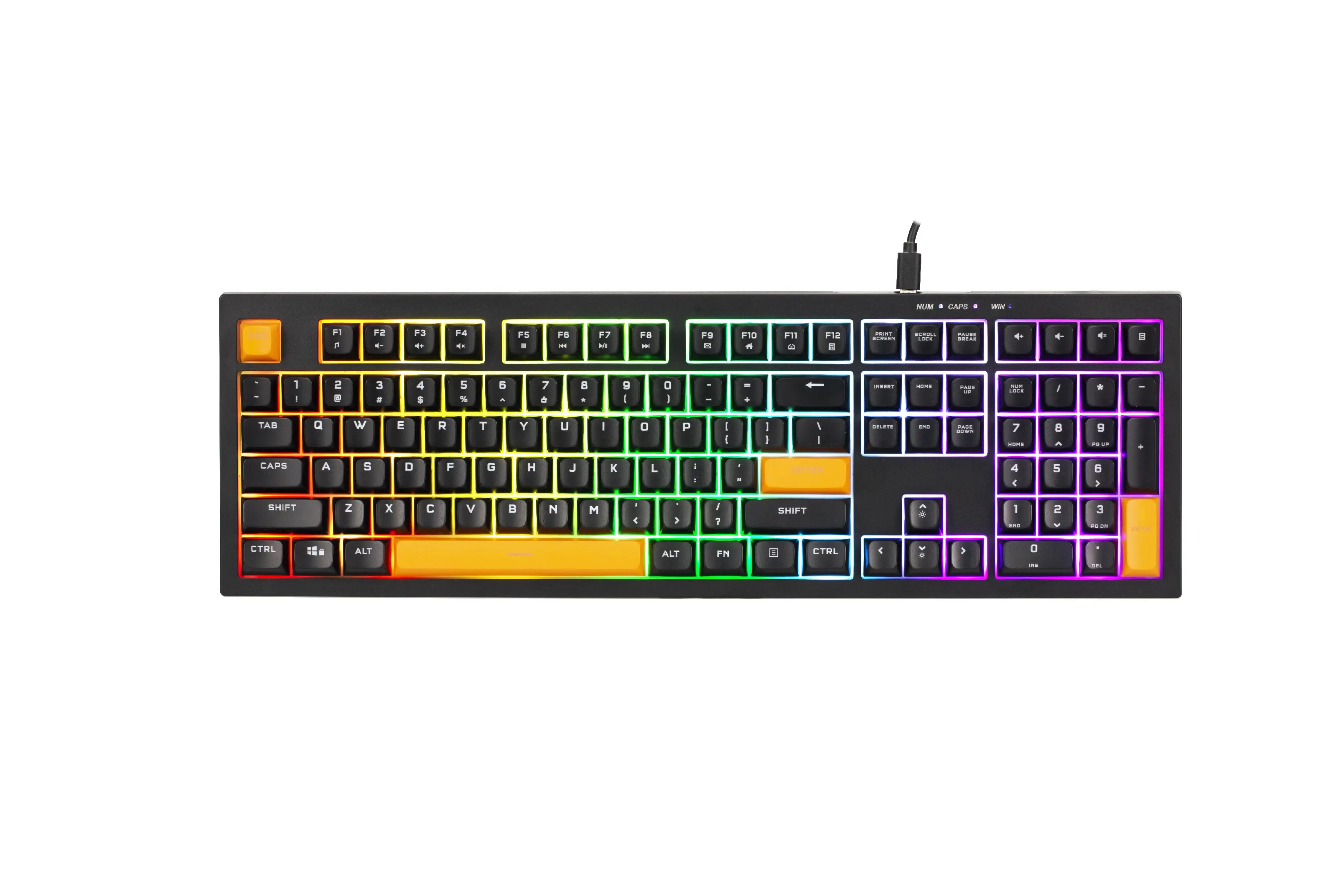 Tastatură gaming Xtrike ME Gaming Keyboard 104 keys - KB-512 BK - Silent