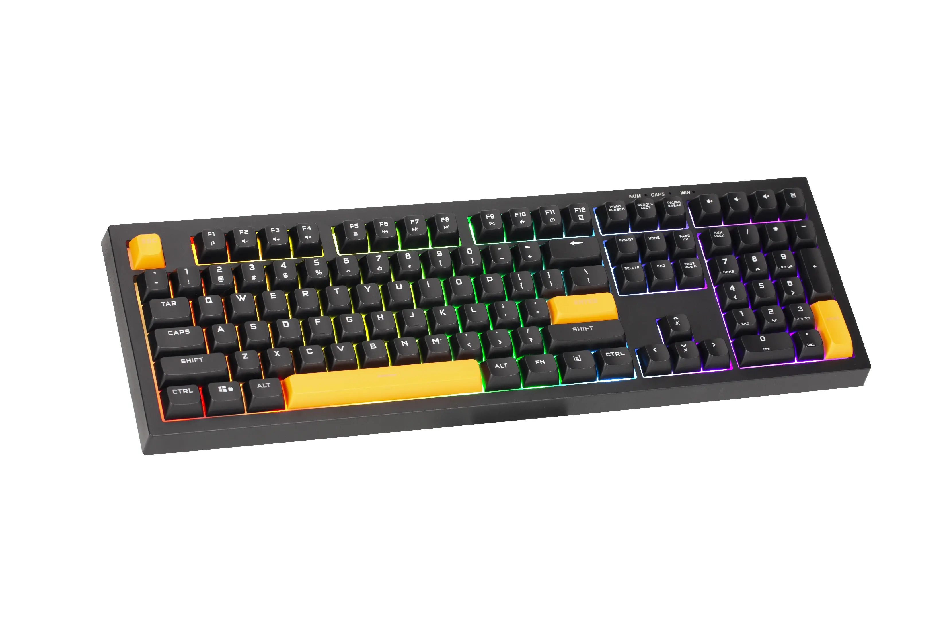 Xtrike ME геймърска клавиатура Gaming Keyboard 104 keys - KB-512 BK - Silent - image 3