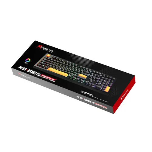 Tastatură gaming Xtrike ME Gaming Keyboard 104 keys - KB-512 BK - Silent - 7
