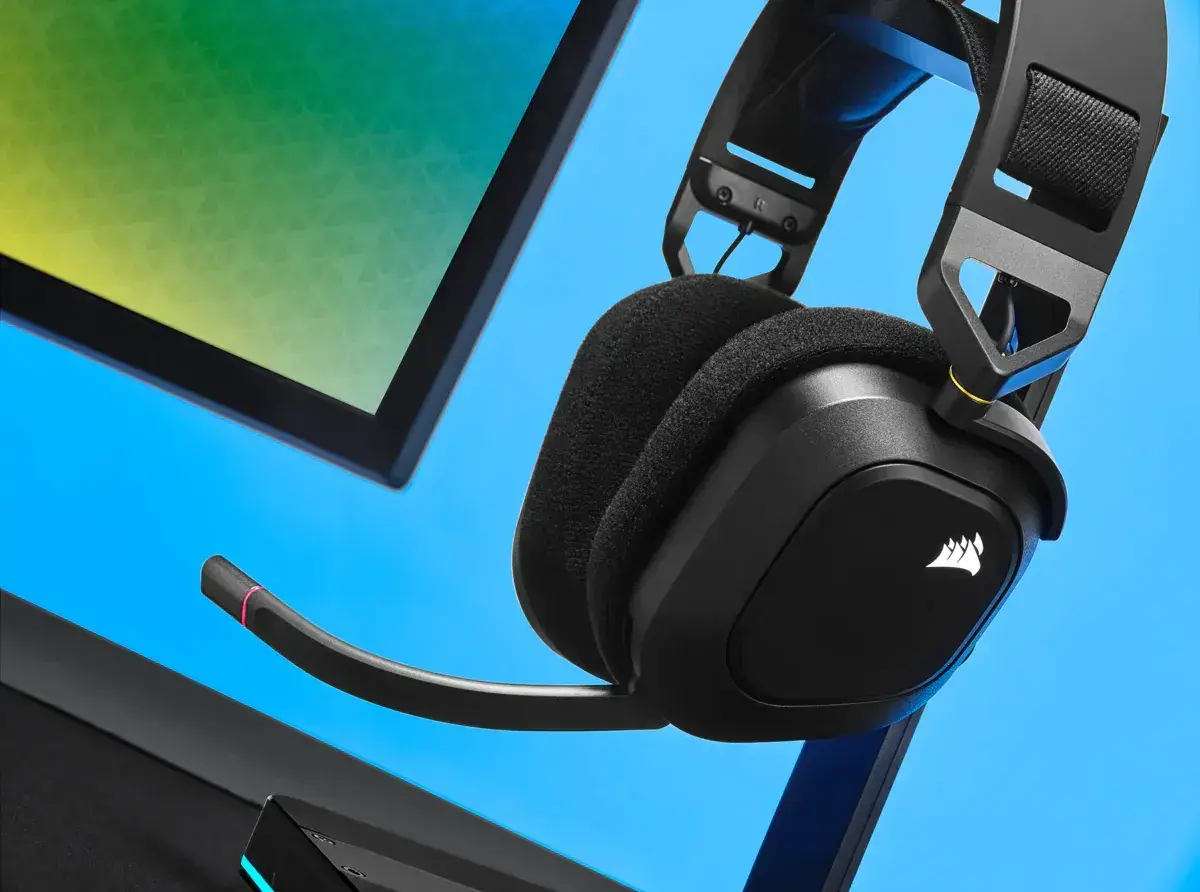CORSAIR HS80 RGB Wireless Headset, Carbon - EU - image 2