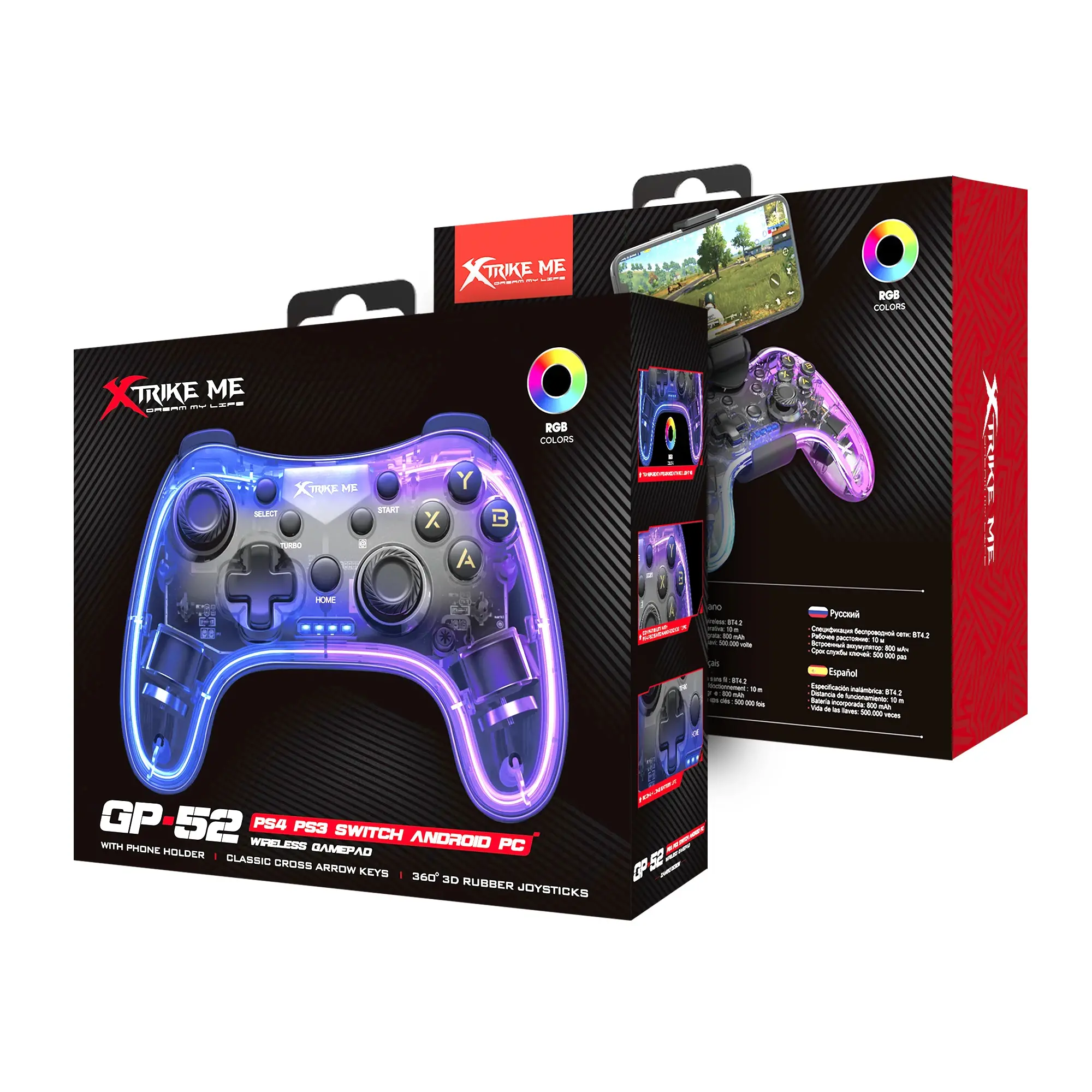 Xtrike ME gamepad GP-52 - PS4, wireless, Bluetooth - image 7