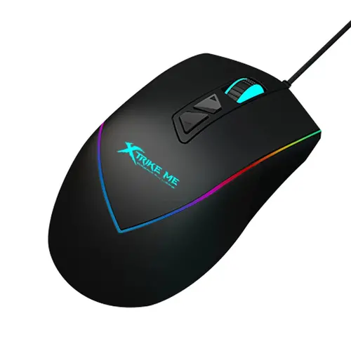 Xtrike ME Геймърска мишка Gaming Mouse GM-320 Black -12800dpi, RGB - image 2