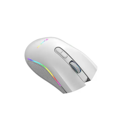 Xtrike ME Геймърска мишка Gaming Mouse GM-314 White - 7200dpi, RGB - image 3