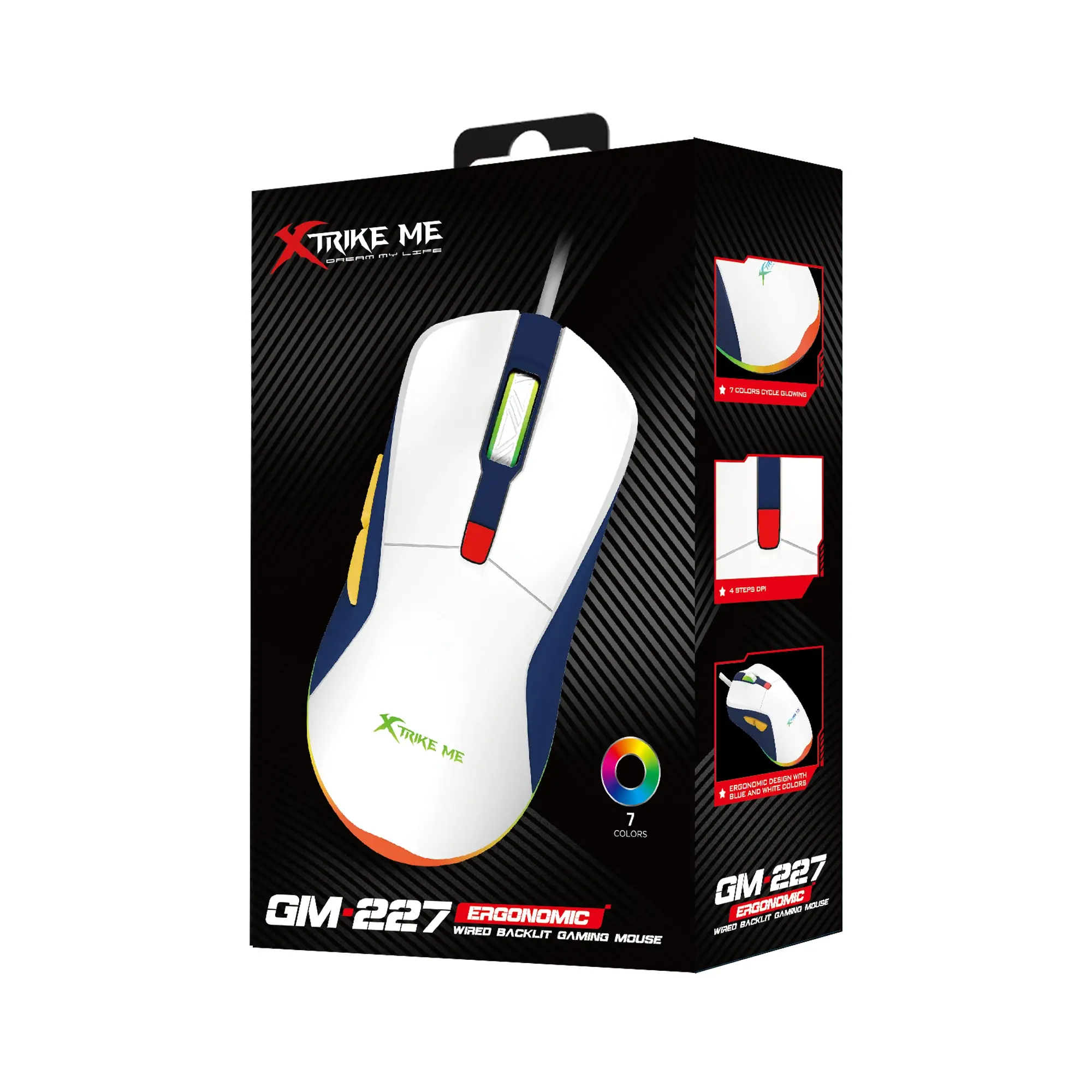 Xtrike ME Геймърска мишка Gaming Mouse GM-227 - 3600dpi - image 6