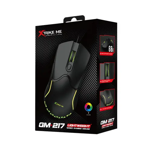 Mouse gaming Xtrike ME Gaming Mouse GM-217 - 3600dpi - 7