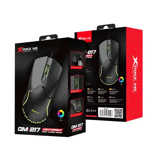 Mouse gaming Xtrike ME Gaming Mouse GM-217 - 3600dpi - 8