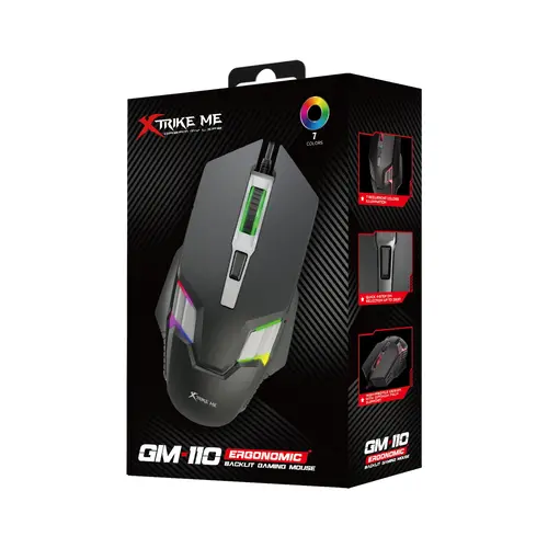 Xtrike ME Геймърска мишка Gaming Mouse GM-110 - 3600dpi - image 5