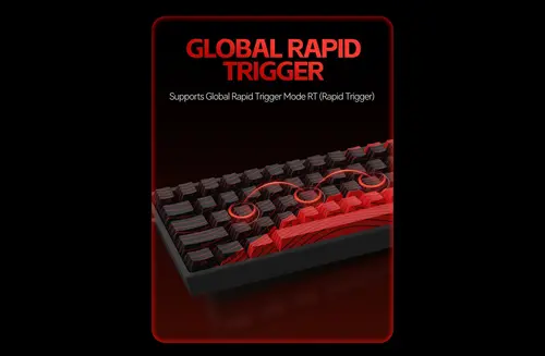 Madlions професионална геймърска механична клавиатура Professional Gaming Mechanical Keyboard MAD 60 PRO - Black, 8K, Gateron Jade Customized [Linear] - image 11