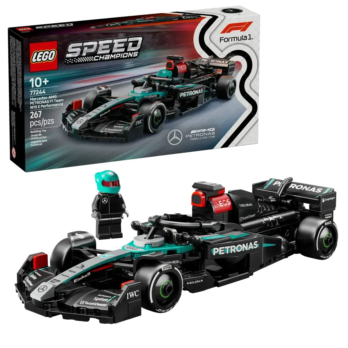 LEGO Speed Champions: Mercedes-Amg F1® W15 Race Car - 77244 - image 6