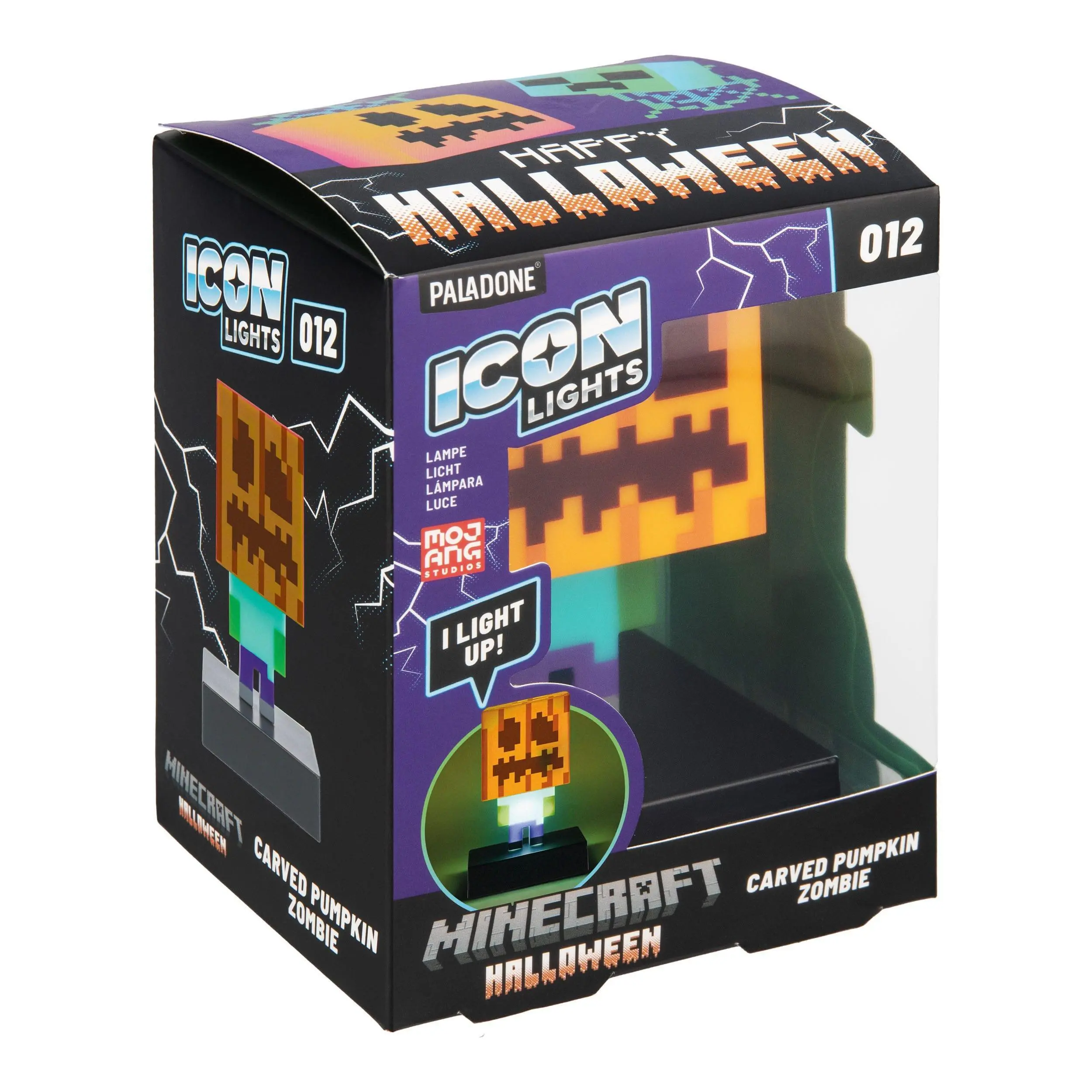 Статуетка Paladone Icons: Minecraft - Zombie Jack O Lantern Light PP15302MCF - image 3
