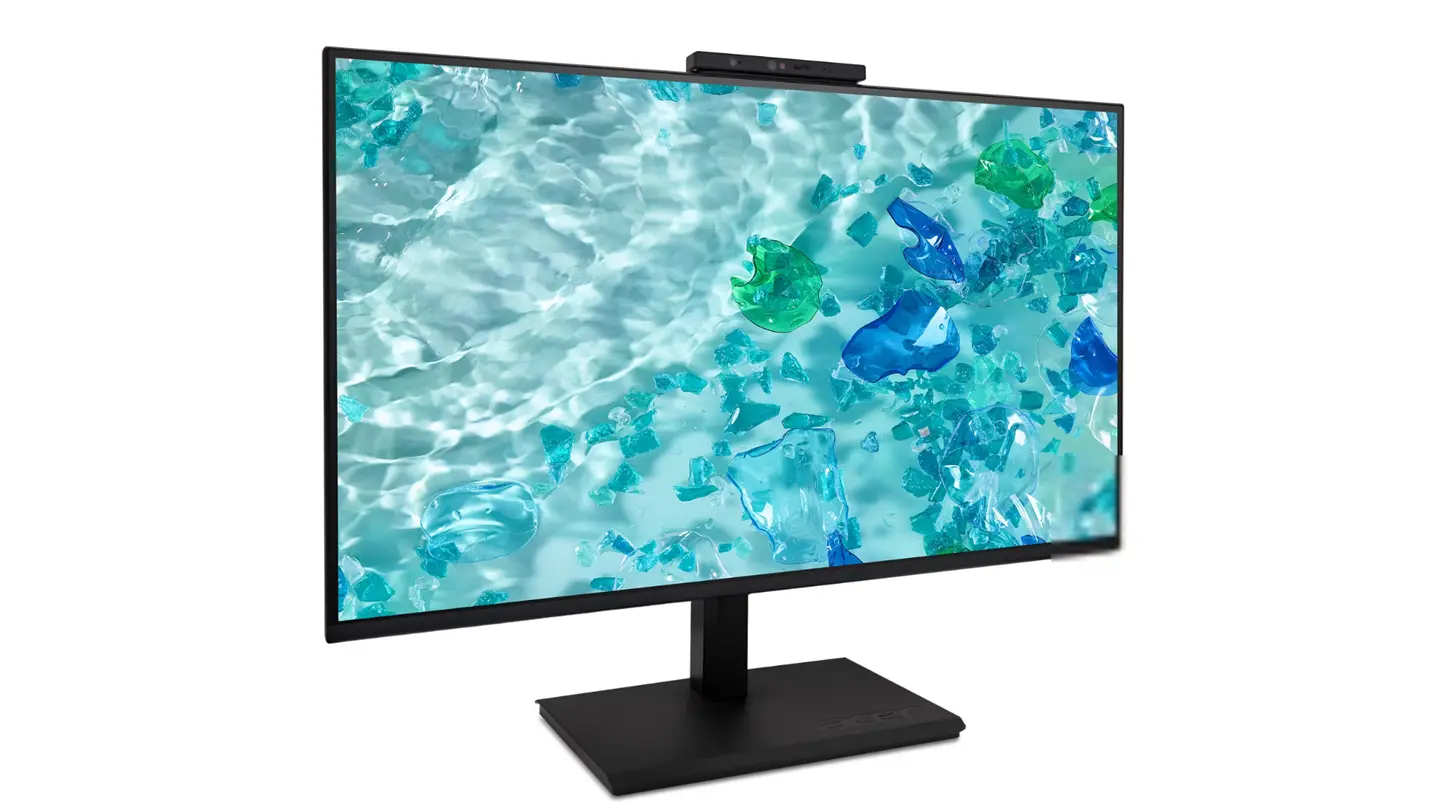 Монитор, Acer Vero B247YD6bmiprczx, 23.8" IPS LED ZeroFrame, FHD (1920x1080), Adaptive Sync 120Hz, 4ms (GTG), 1500:1, 250 nits, HDMI, VGA, DP, Speakers, Audio in/out, USB3.2x3 (1up 3down), 5MP Cam, ERGO Stand, Energy Star, EPEAT Gold , Black - image 1
