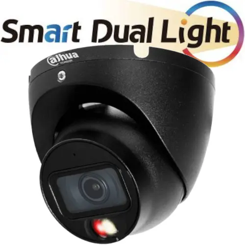 Камера Dahua IPC-HDW1639T-A-IL-0280B-S6-BLACK, 6MP,Eyebal, IP, 2,8мм, мик., 30м. - 2