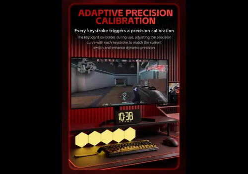 Madlions професионална геймърска механична клавиатура Professional Gaming Mechanical Keyboard MAD 60 PRO - Black, 8K, Sealed Silver Magnetic [Linear] - image 5