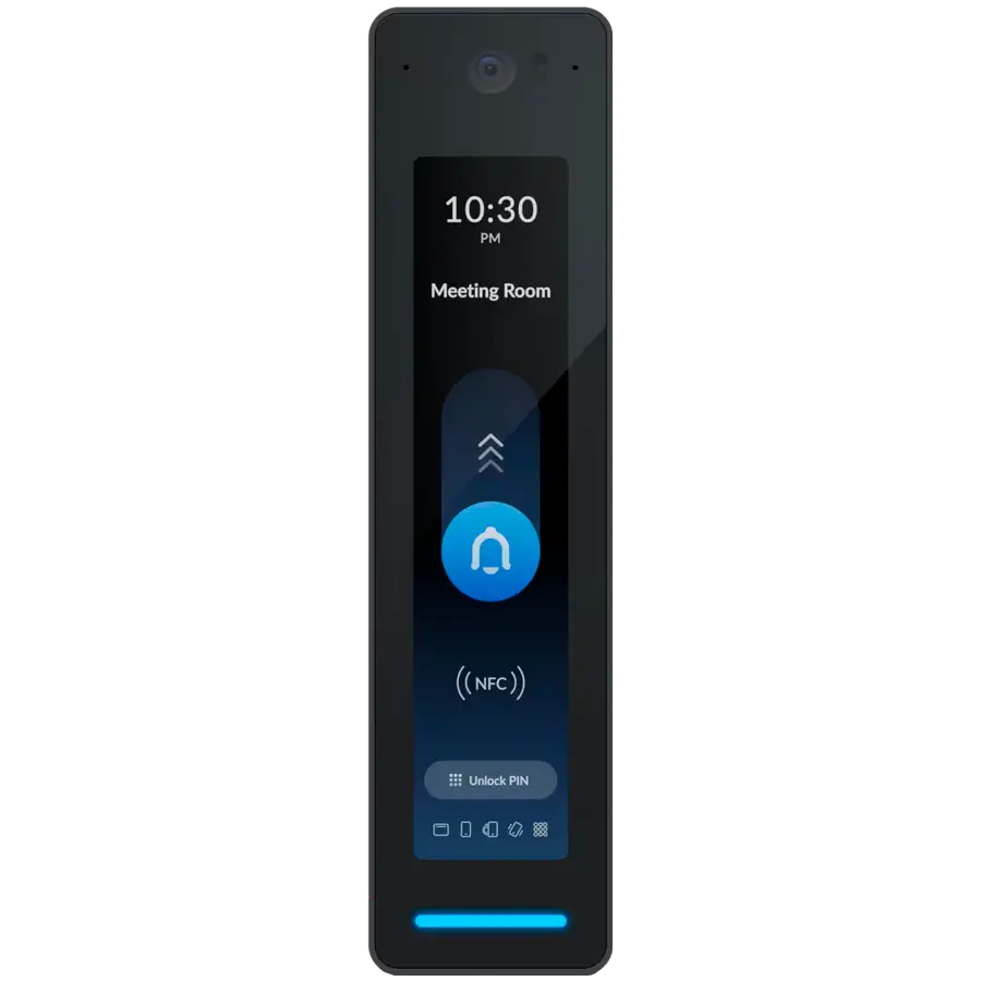 Ubiquiti UA-G3-Pro-B cititor NFC și interfon pentru interior/exterior cu suport Apple Touch Pass, videoul funcționează la o înălțime de montare