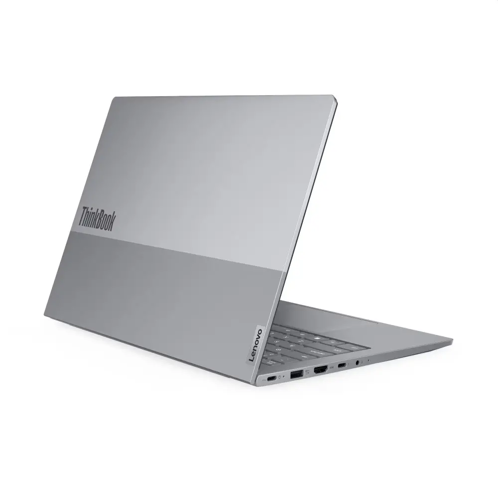 Лаптоп, Lenovo ThinkBook 14 G8 Intel Core Ultra 5 225U (up to 4.8GHz, 12MB), 16GB DDR5-5600, 512GB SSD, 14" WUXGA (1920x1200) IPS AG, Integrated Graphics, 1080p&IR Cam, Backlit KB, 3 cell, WLAN, BT, FPR, DOS, 3Y CCI - image 2