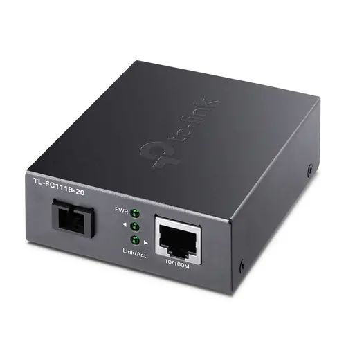 Convertor TP-LINK FC111B-20, 10/100Mbps RJ45 la fibră 100Mbps SM SC, 20km - 1