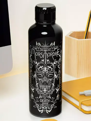Бутилка Paladone Harry Potter: Death Eater - Metal Water Bottle - image 1