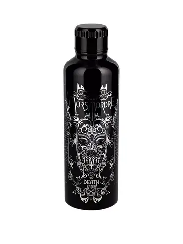 Бутилка Paladone Harry Potter: Death Eater - Metal Water Bottle