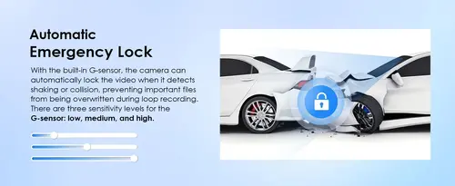 VIOFO Cameră video auto Dash Cam A119 V3-G - modul GPS, Quad HD+, HDR, Sony STARVIS - 14